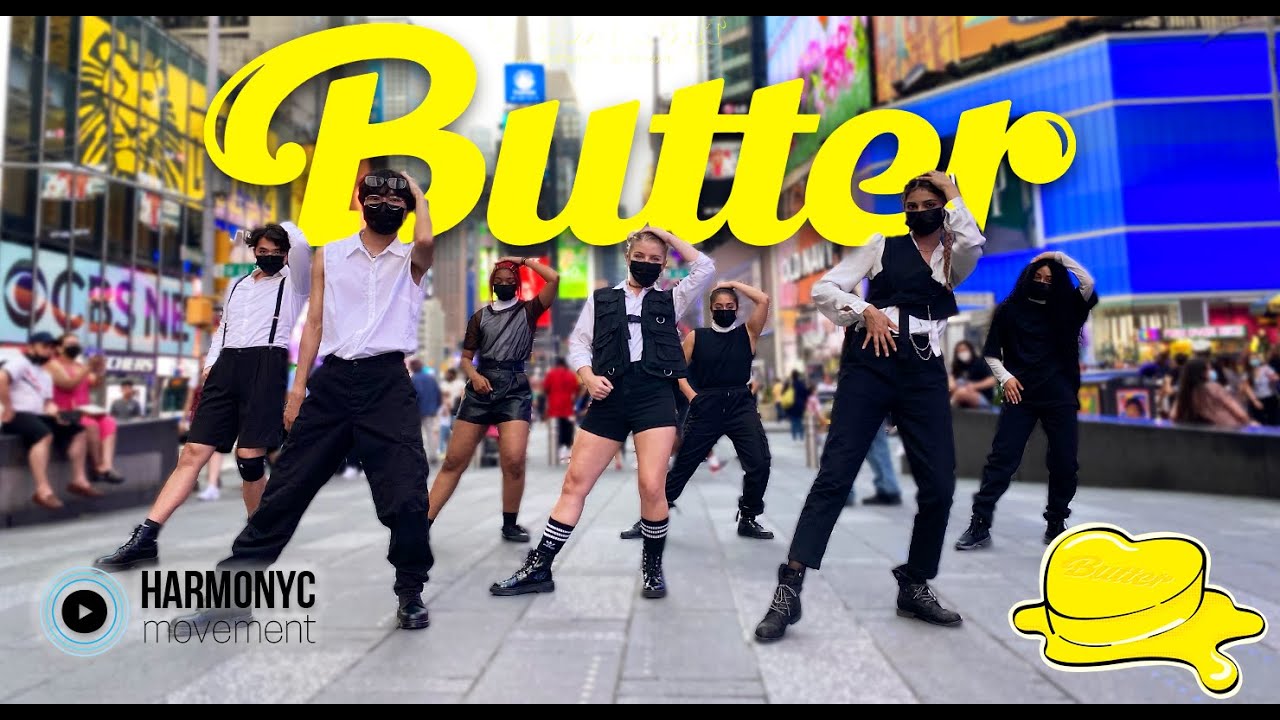 [KPOP IN PUBLIC NYC | TIMES SQUARE 4K] BTS (방탄소년단) - Butter Dance Cover