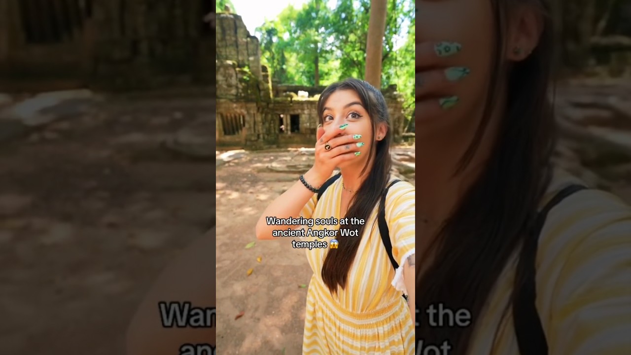Блуждающие души в древнем храме Ангкор-Ват 😱