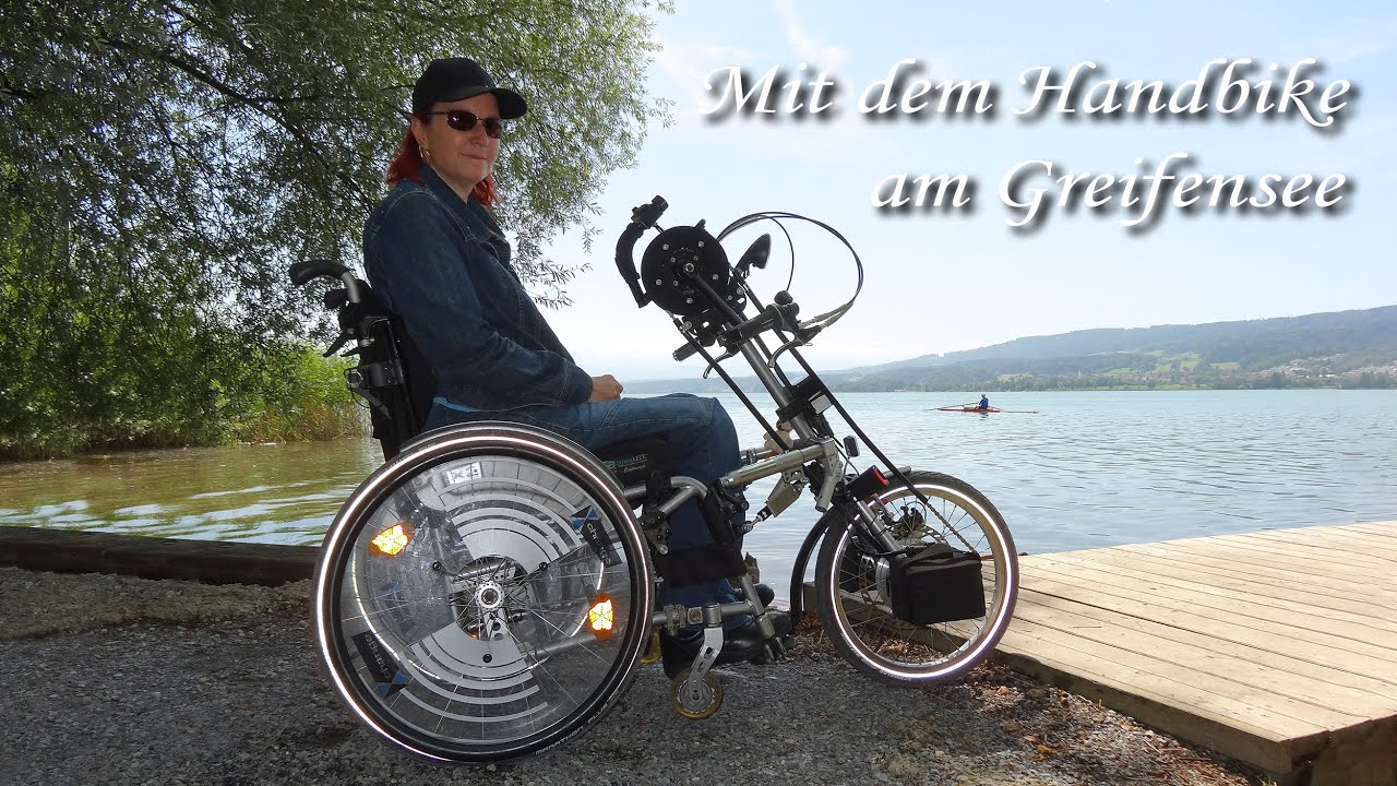 Mit dem Rollstuhl/Stricker-Handbike um den Greifensee bei Uster ZH