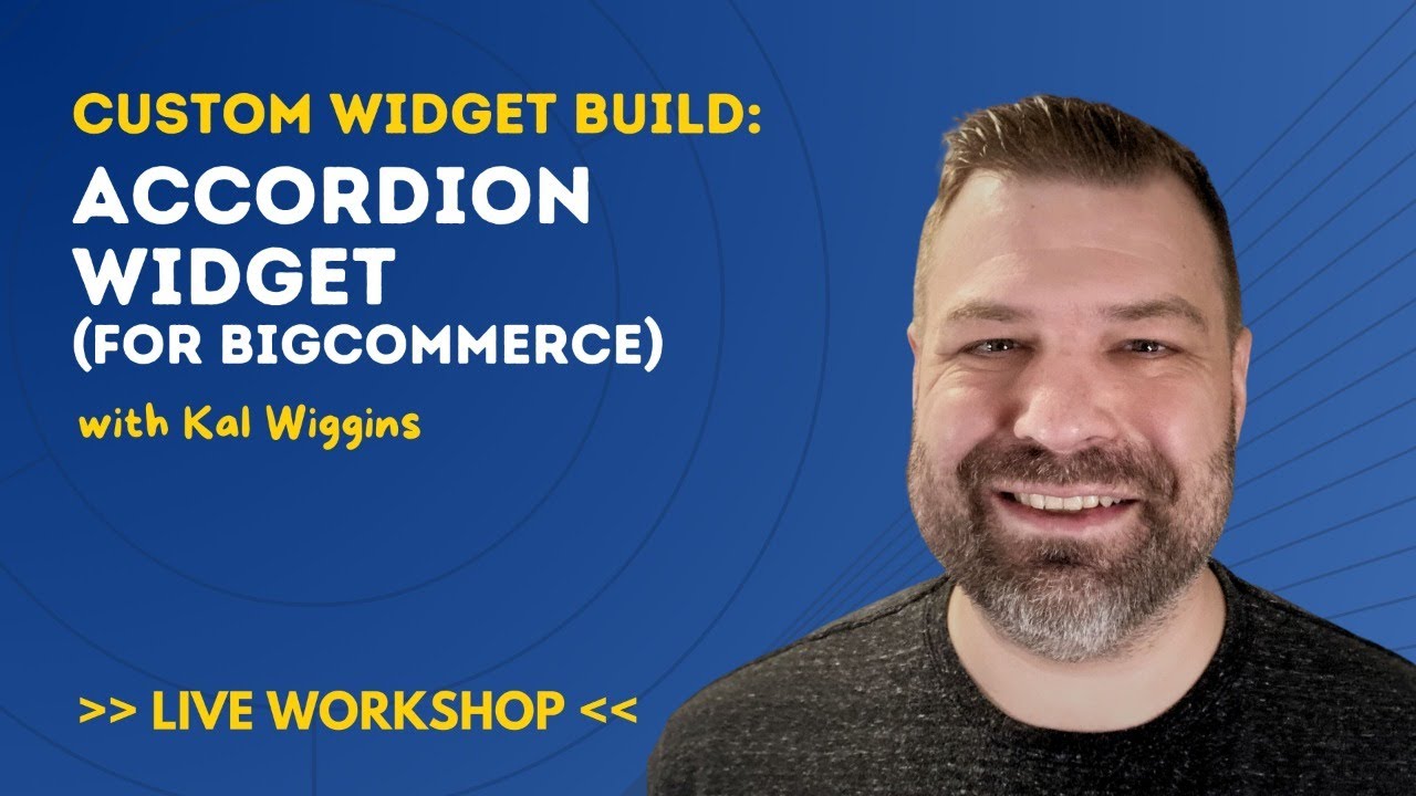 Custom Widget Build: Accordion on BigCommerce