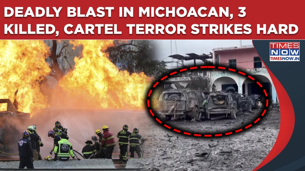 Mexico: Cartel-Linked Explosion In Michoacan, Three Killed, Building Devastaded| Horrifying Visuals