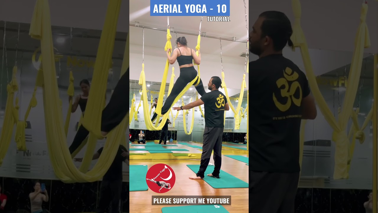 Aerial Yoga Advanced Moves | Aerial Yoga Series-10 | Swing Yoga | Aerial Yoga Tutorial