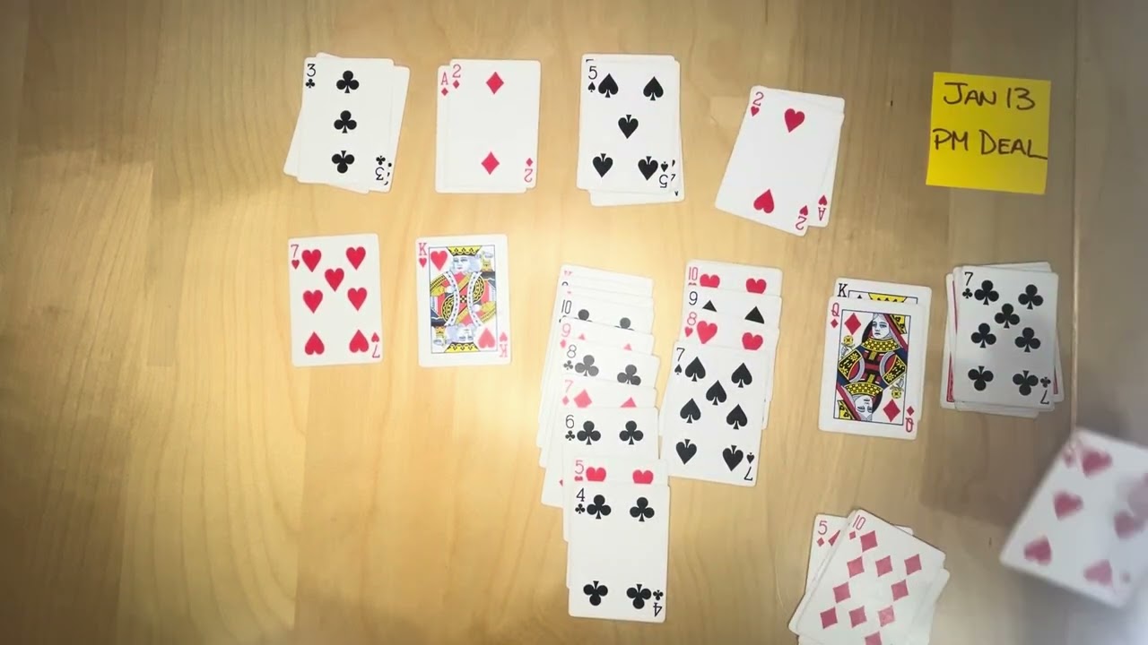Sammy Solitaire - January 13 PM Deal