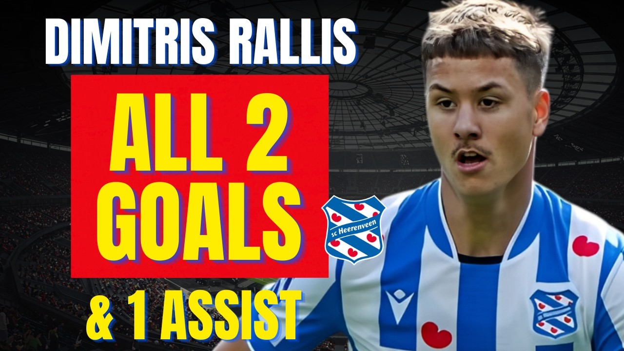 Dimitris Rallis - ALL 2 GOALS & ASSISTS FOR SC HEERENVEEN | Skills & Highlights