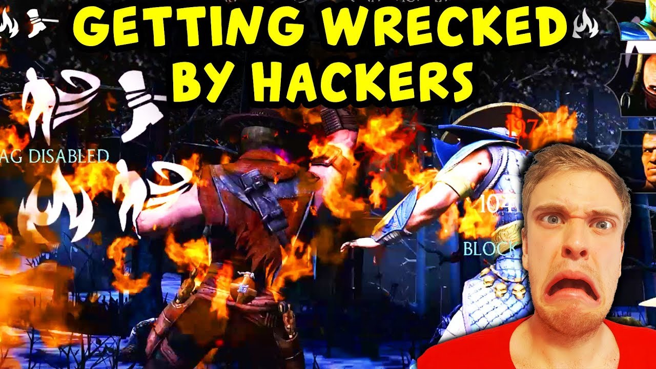 MKX Mobile. HACKERS ARE EVERYWHERE. Getting Destroyed by INSANE Diamond Teams!