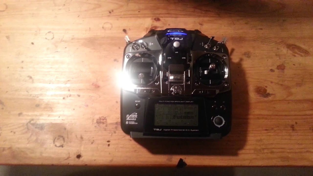 New radio Futaba t8j heli version.mp4