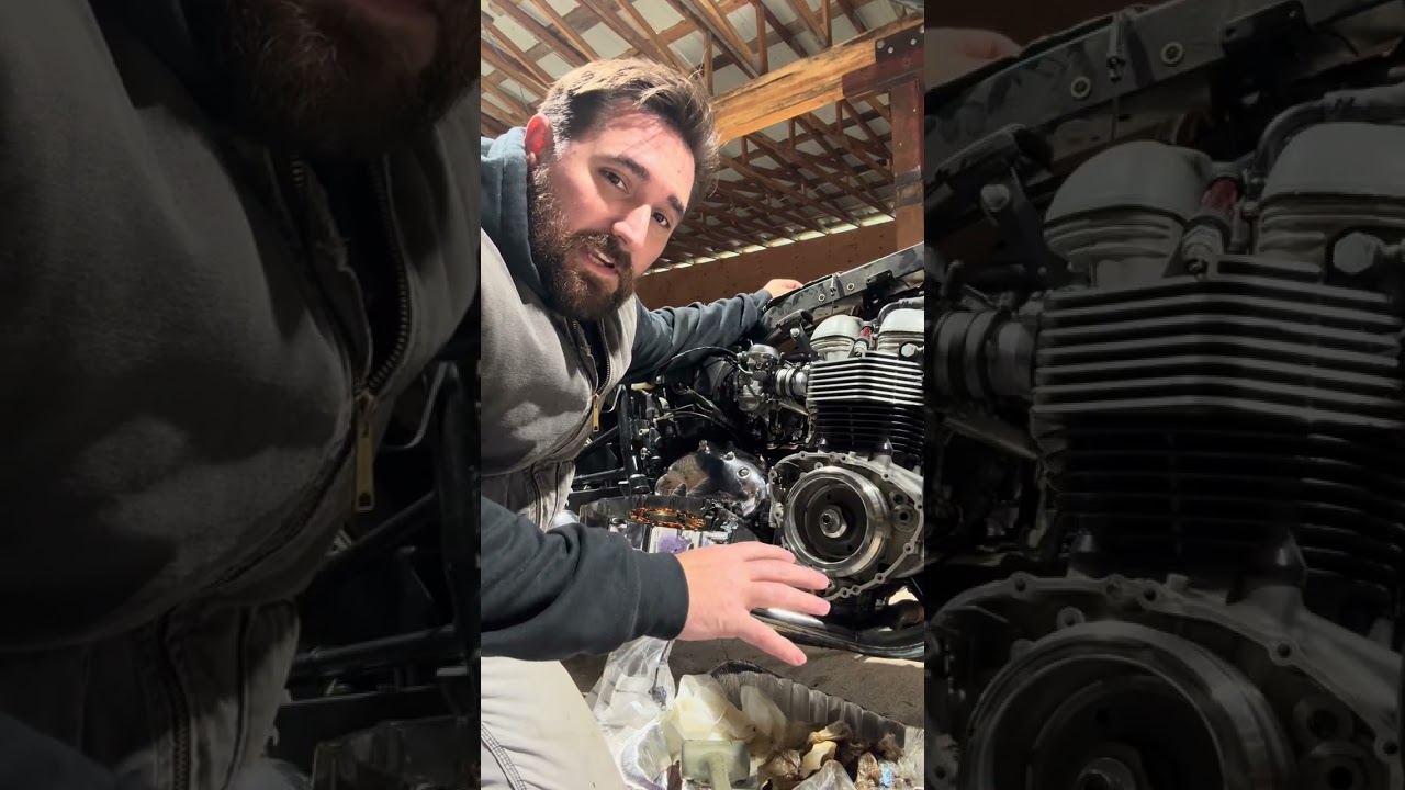Air cooled Triumph Bonneville pick up coil replacement. 