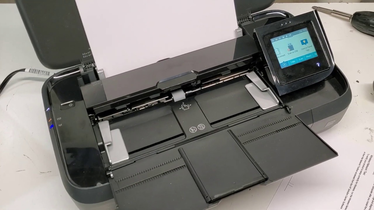 How to get rid of lines on copies HP OfficeJet 250 Mobile Printer