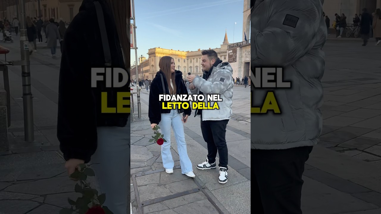 Speriamo l&rsquo;amica non lo scopra 🫢😂 #intervista #milano