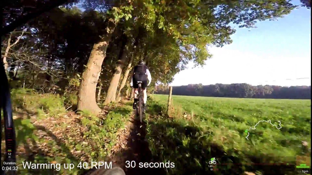 Indoor cycling Recovery training (30 minutes)