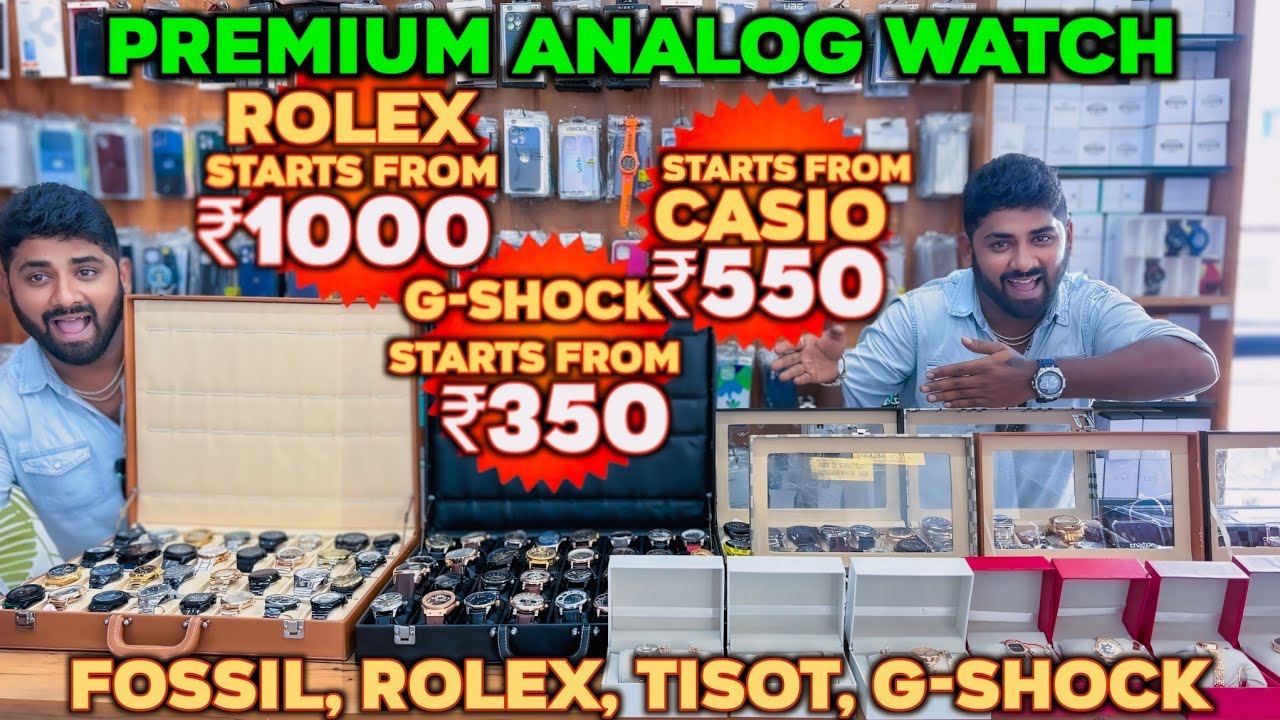 Rolex Watch Rs.1000 க்கு-Premium Analog Watch market in coimbatore - - New Royal Gadgets