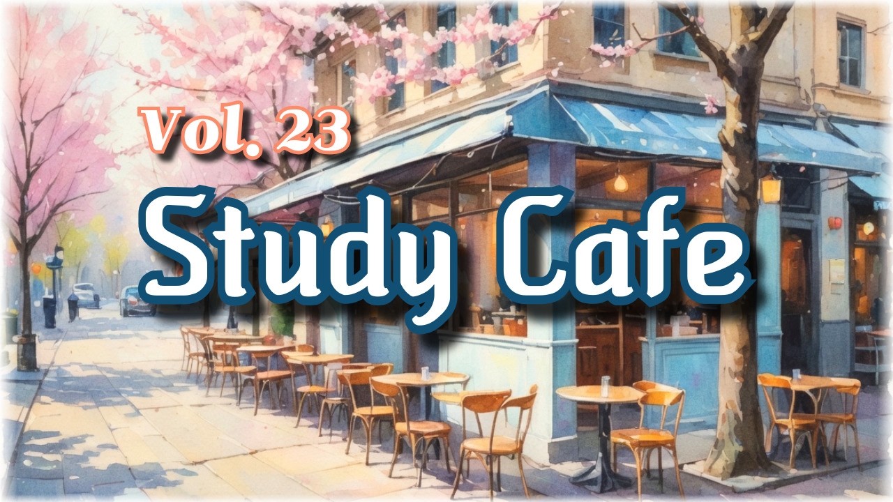 1 Hours Deep Focus ☕ Study Cafe Ambience | Soft, Elegant Melodies for Cozy Moments