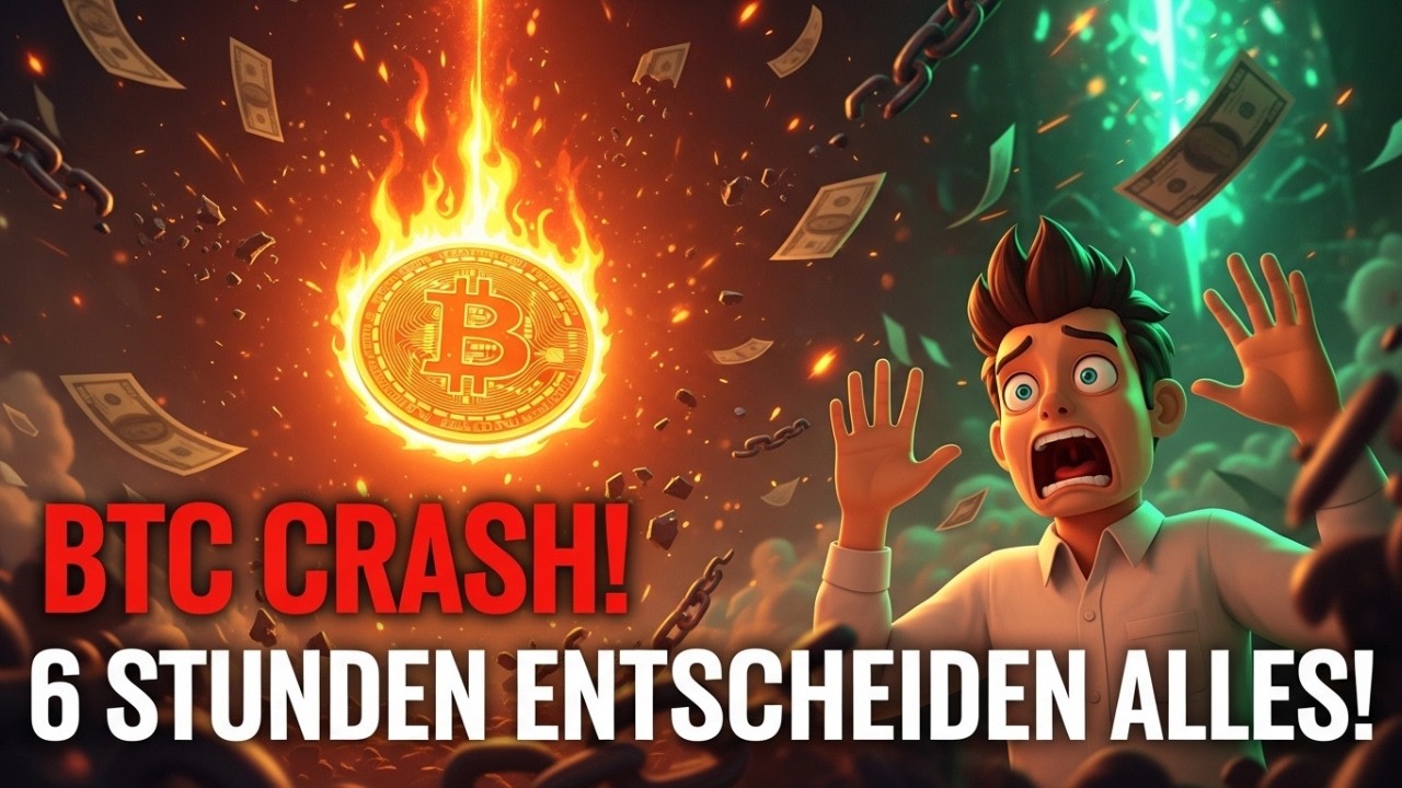 BTC STÜRZT ab, während die Fed verkauft! Warum die nächsten 6 Stunden KRITISCH sind.