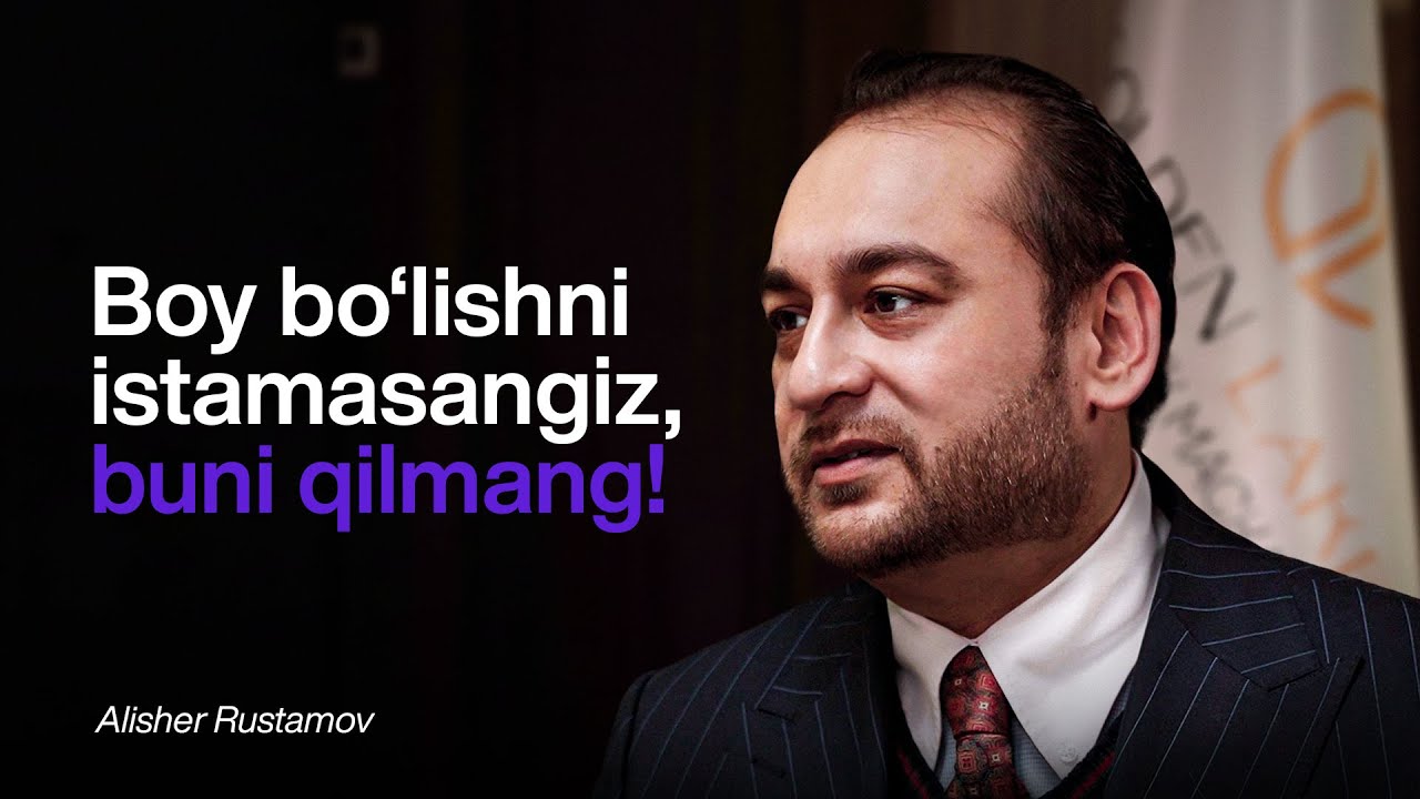 Buni qo'llamang agar boy bo'lishni istamasangiz