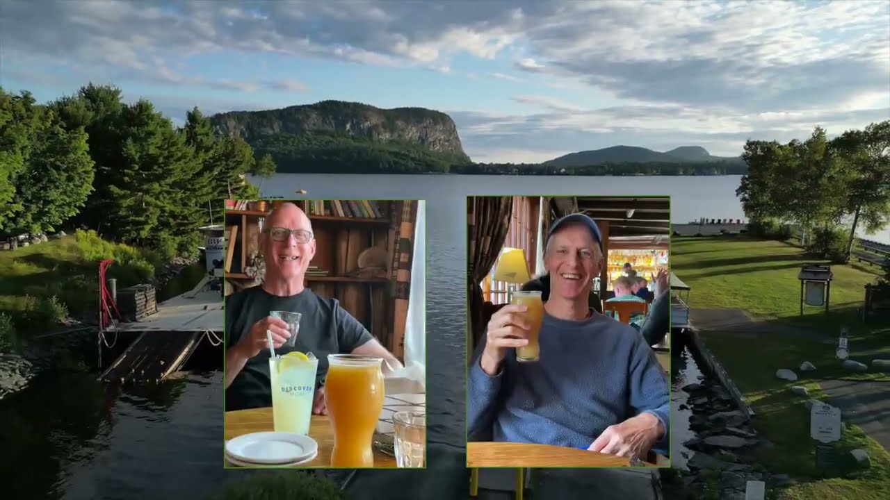 Moosehead Lake - Mt. Kineo - Rockwood, ME, Frank + Steve, August 2024