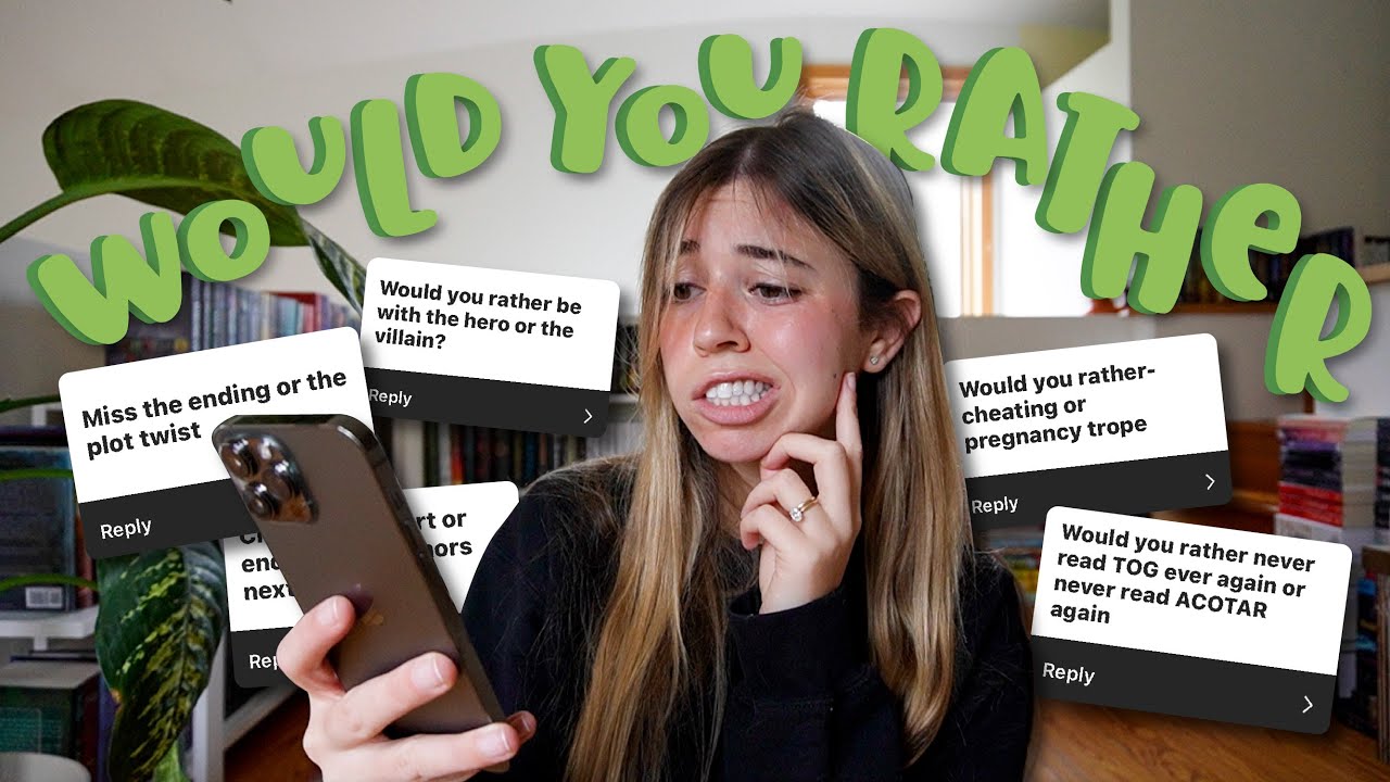 would you rather this or that...