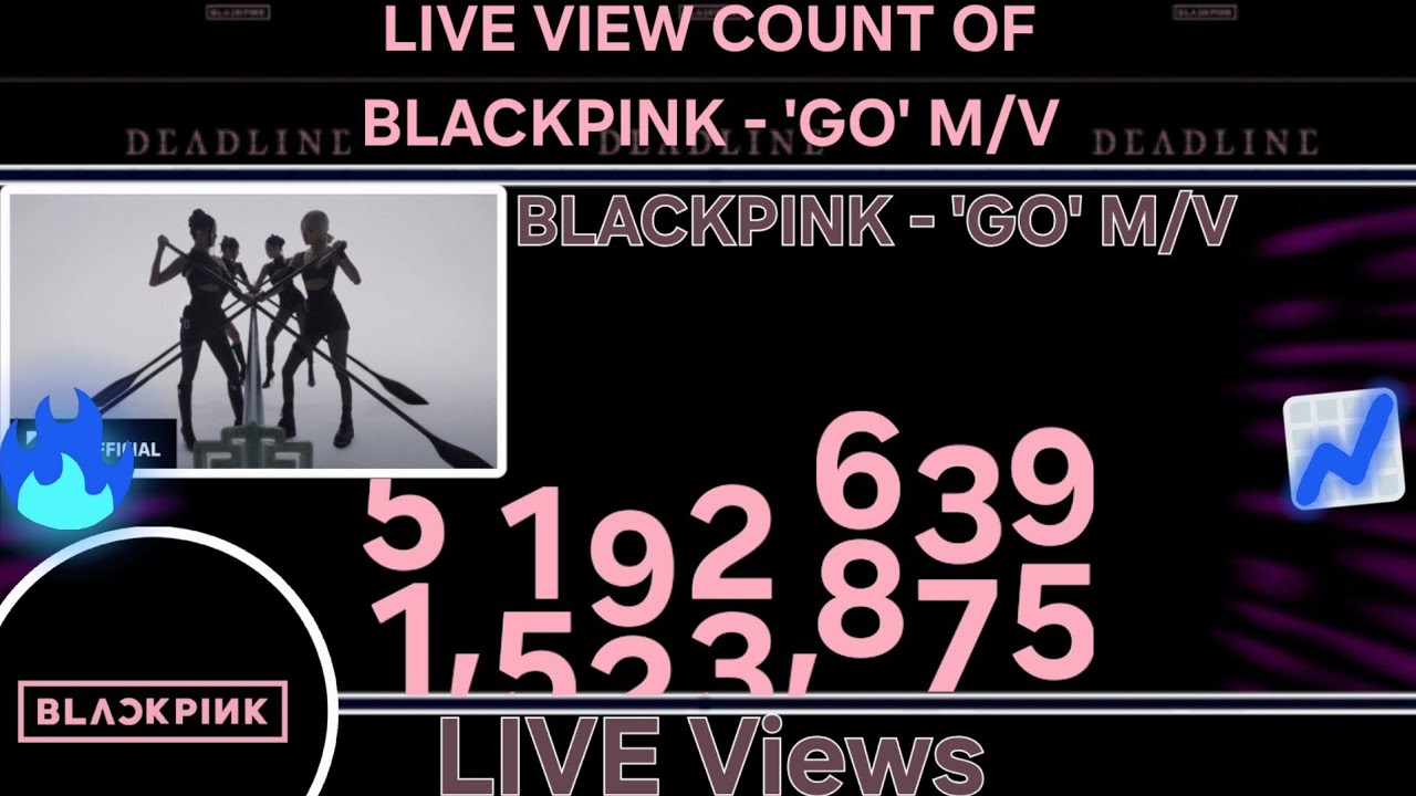 BLACKPINK - 'GO' M/V gets released (Fast Views effect)