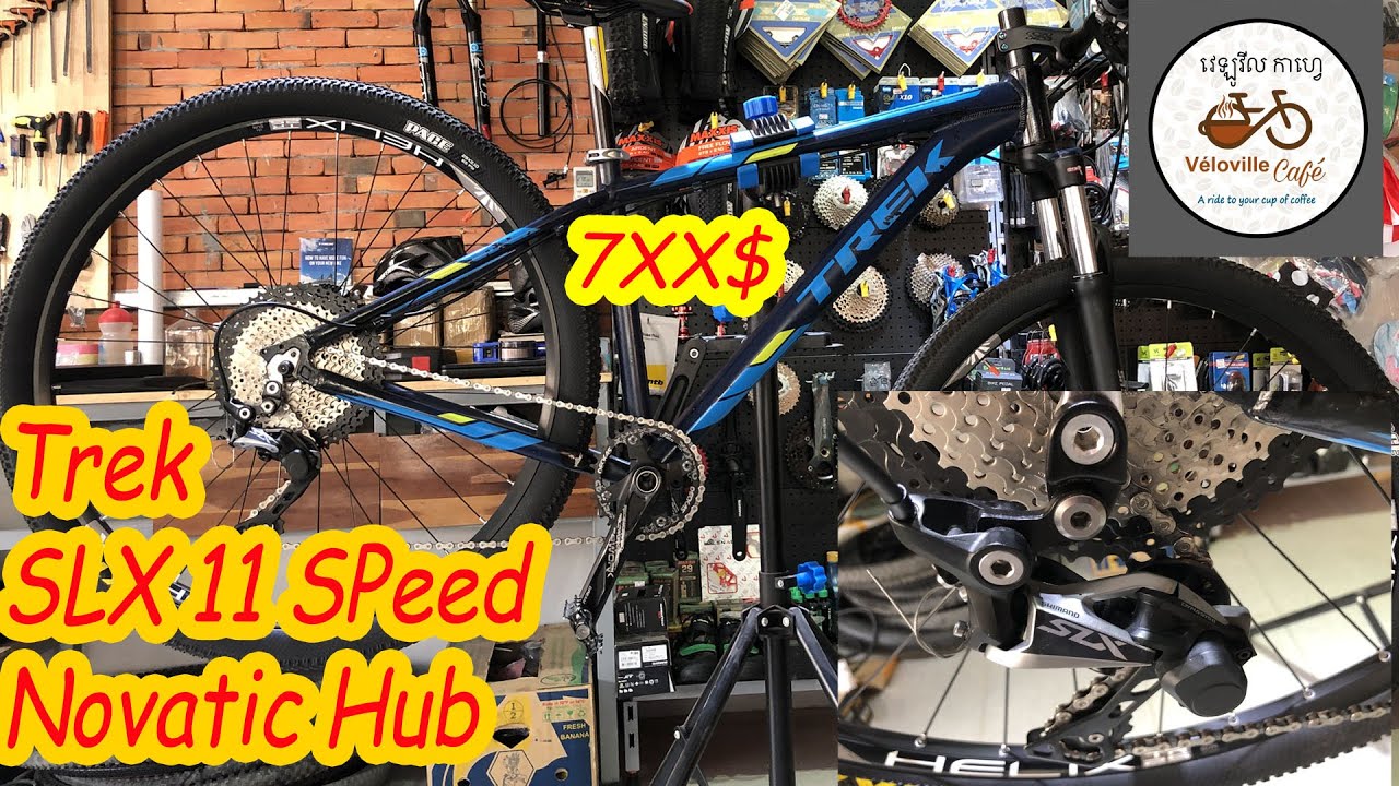 Trek Marlin 6 Upgrade to SLX 11 Speed and Novatic Hub 7XX$ At Veloville Cafe