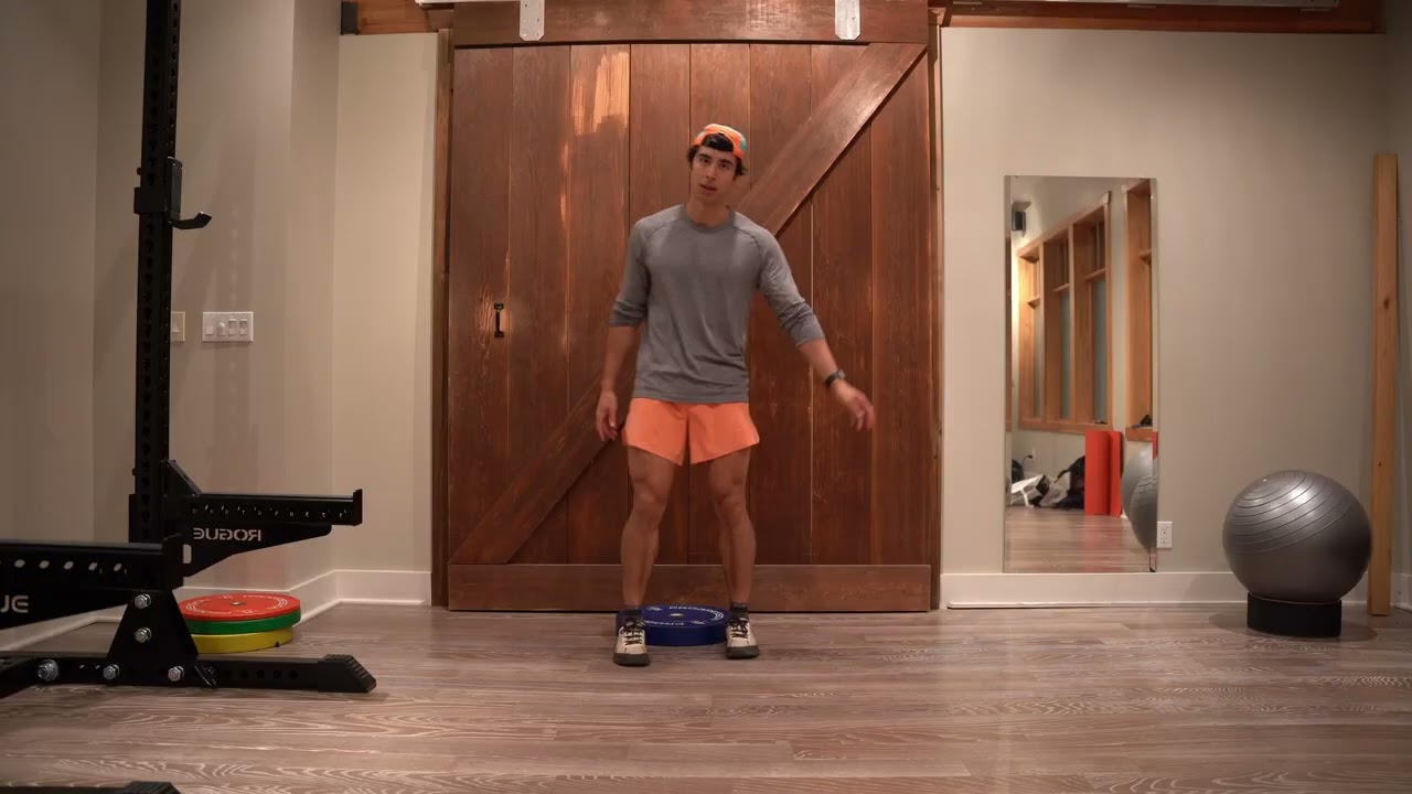 Single Leg Calf Raise Exercise Demo