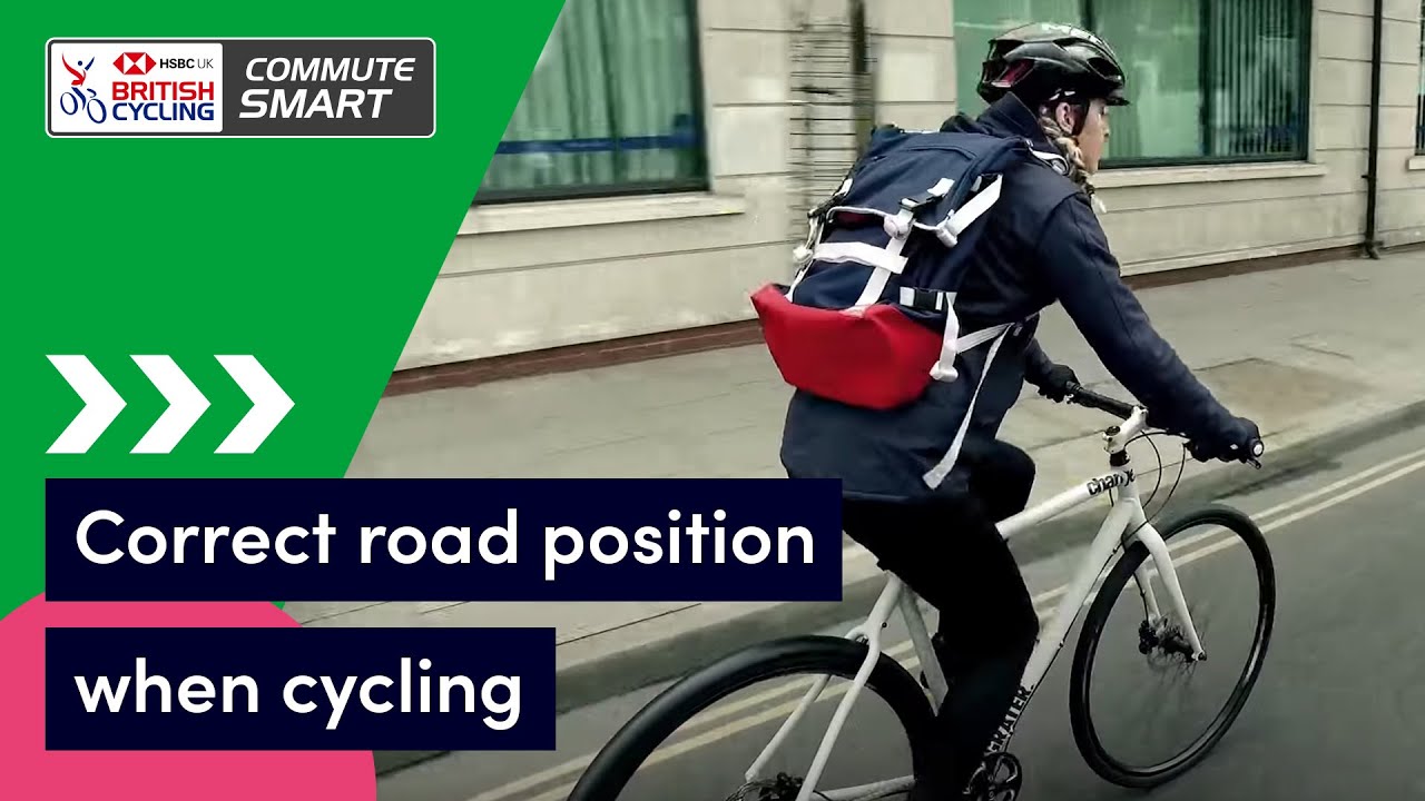 Как правильно расположиться на дороге при езде на велосипеде | Commute Smart