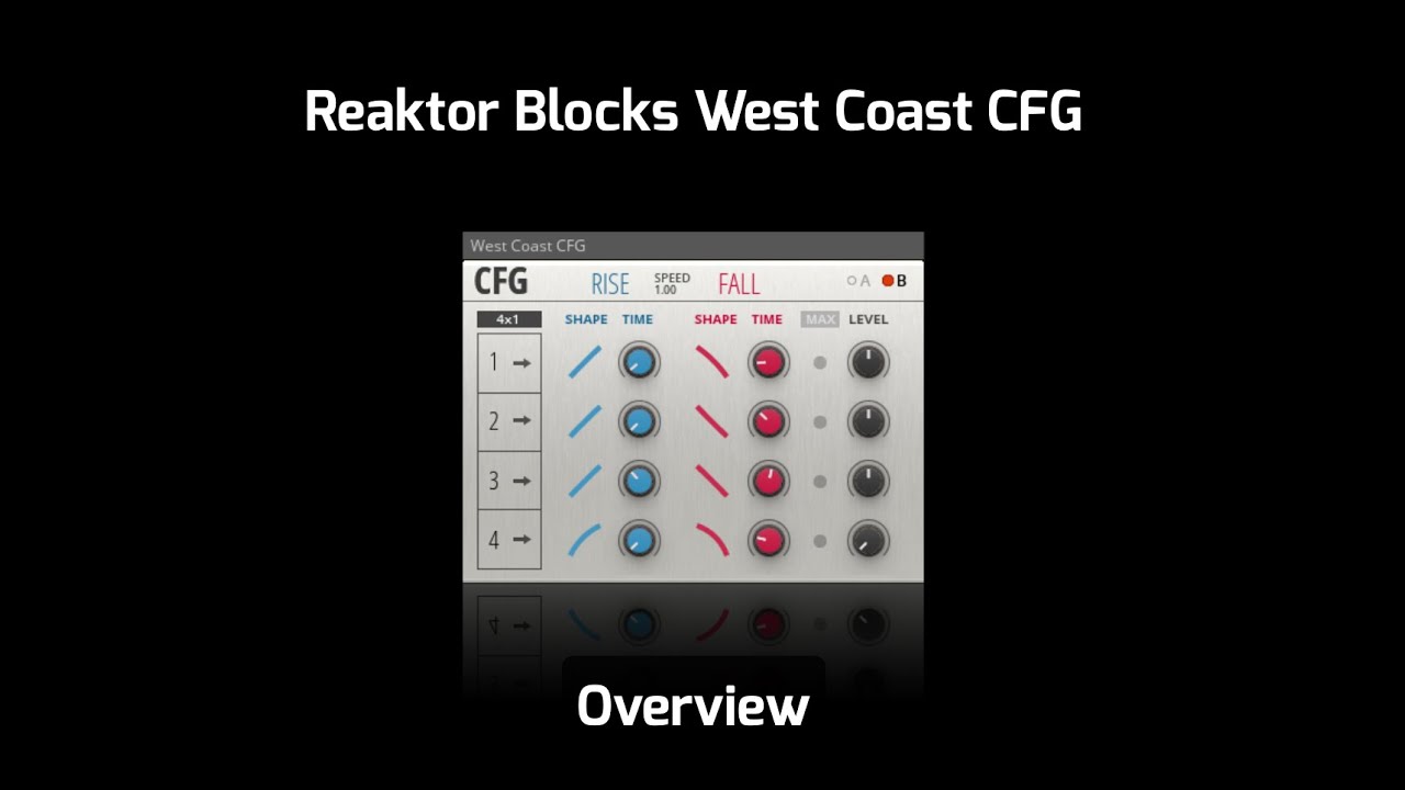 Native Instruments Reaktor Blocks CFG Overview: Part 1