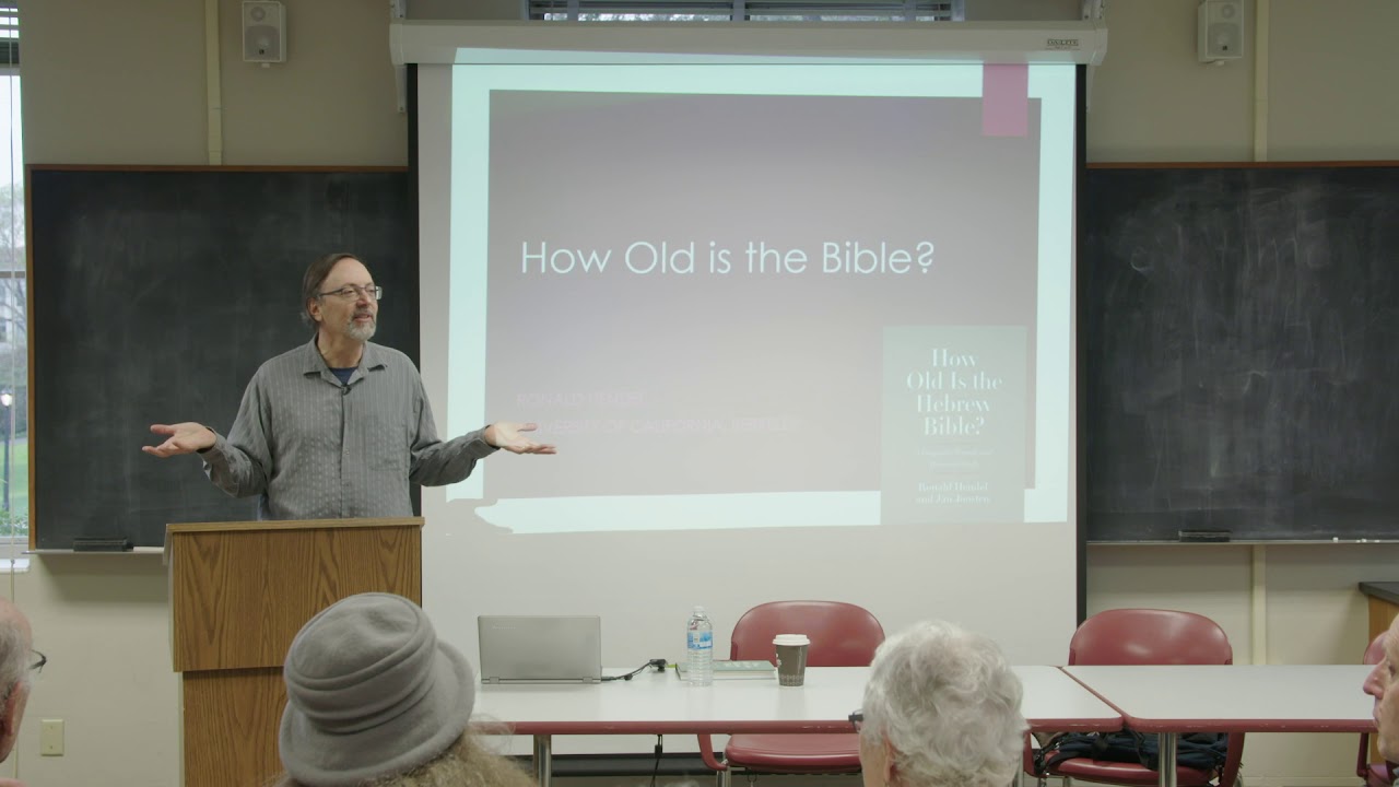 Ron Hendel :  How Old Is The Bible?