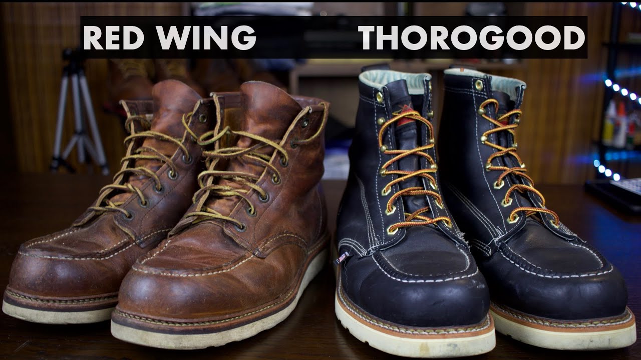 Сравнение носков MOC | Red Wing против Thorogood