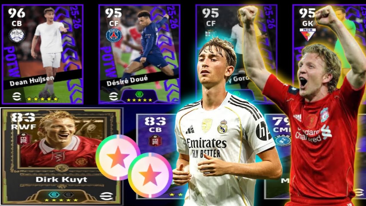 FREE GIFT 🎁 RWF 104 | X6 🤯 New Potw Worldwide Pack Opening | New CF 104 🔥| efootball Mobile 2026 | 