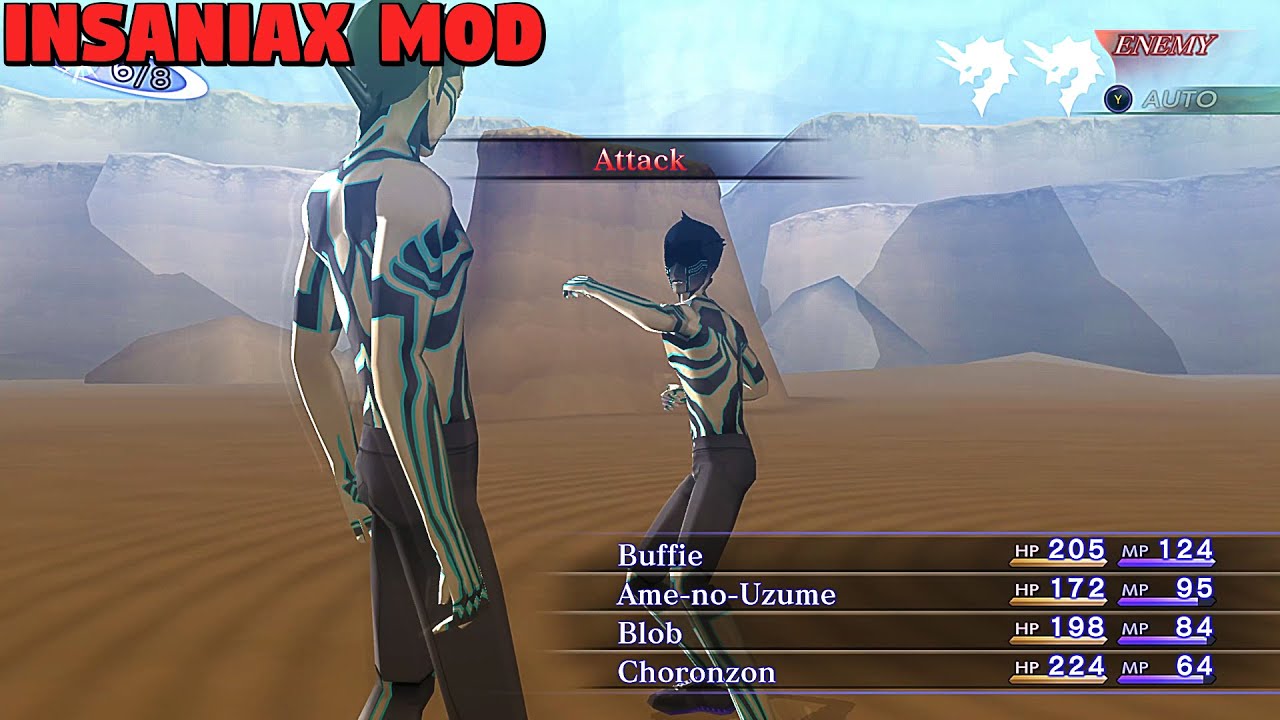 Doppelganger Insaniax Mod - Shin Megami Tensei 3 Nocturne HD Remaster