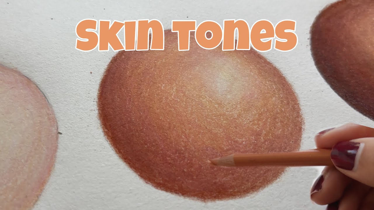 How To Draw Skin Tones With Color Pencils