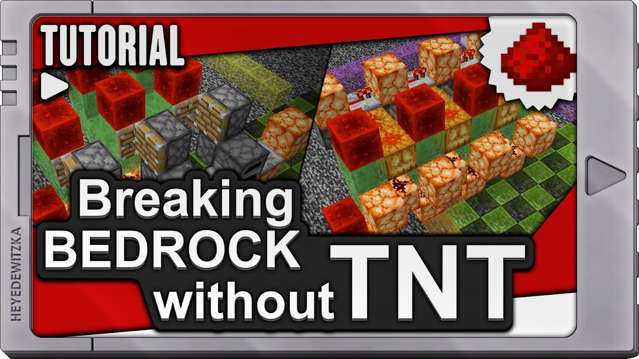 Breaking Bedrock without TNT ▣ Minecraft Java 1.20+