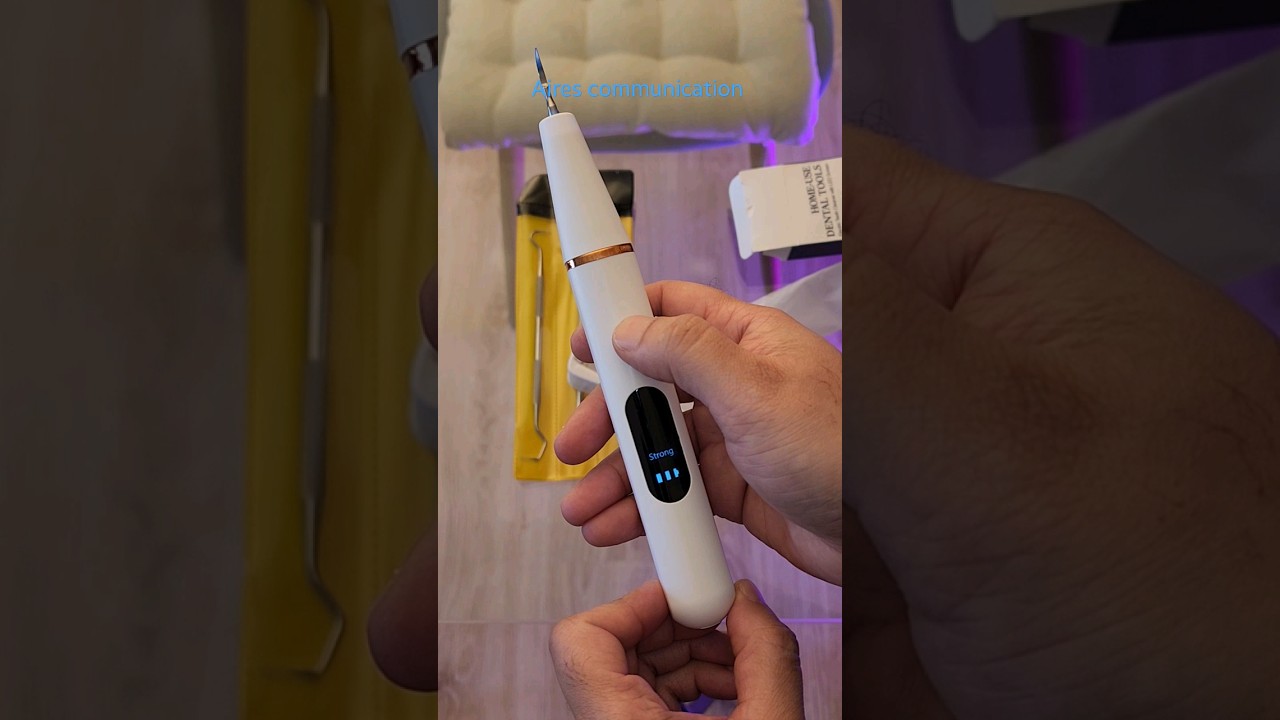 Dental ultrasonic scaler teeth cleaner review 🦷 how to use