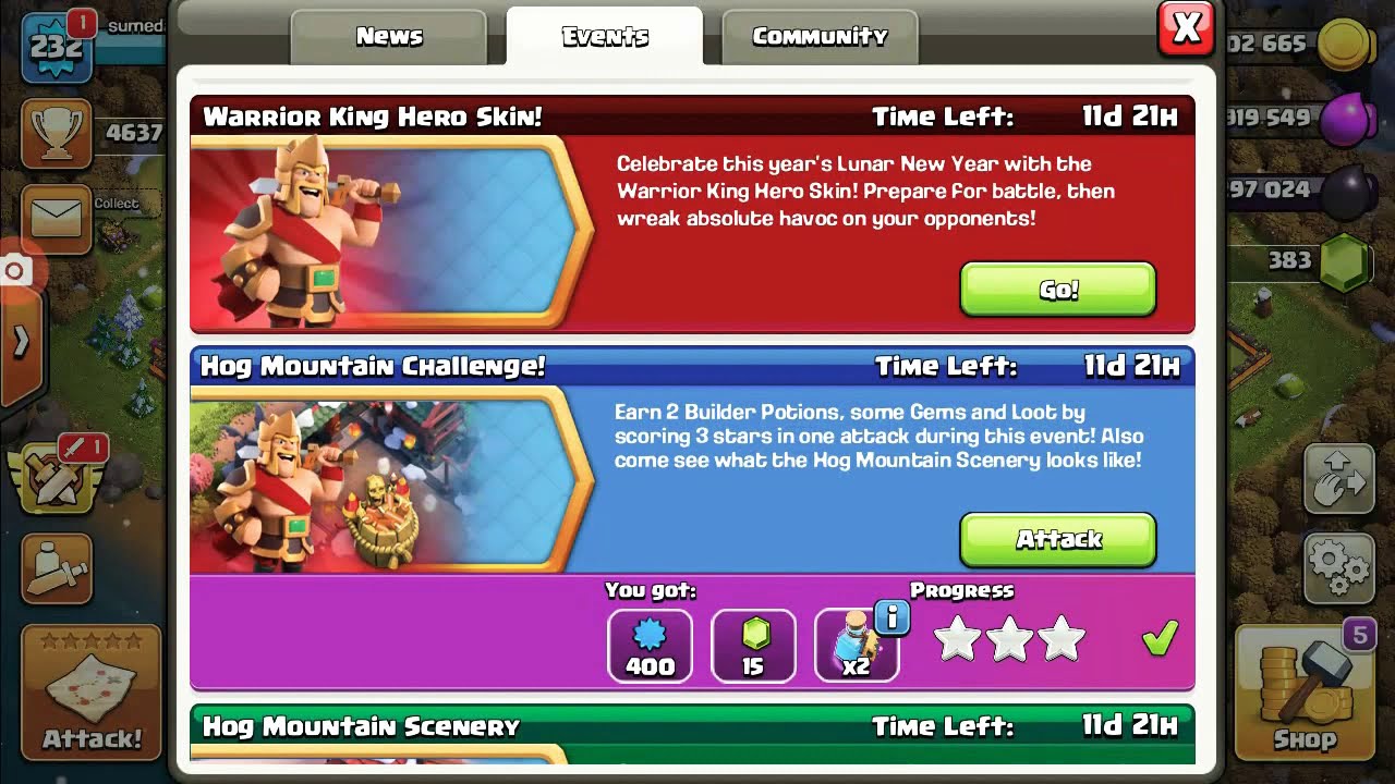 Hog Mountain Challenge ! How to beat ! How to 3 Star Clash of clans