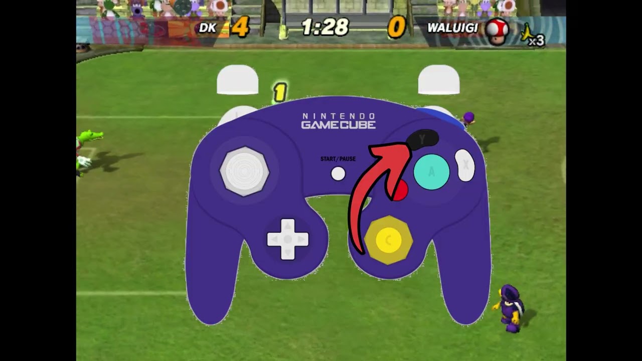 How to play Super Mario Strikers for the gamecube (made for the Mario Strikers Tournament)