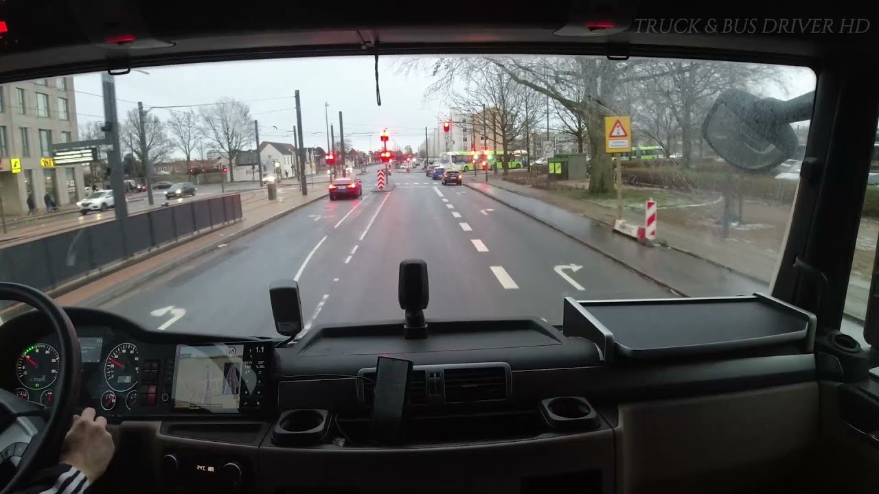 Chilling while driving the truck 🚚 in Denmark 🇩🇰!