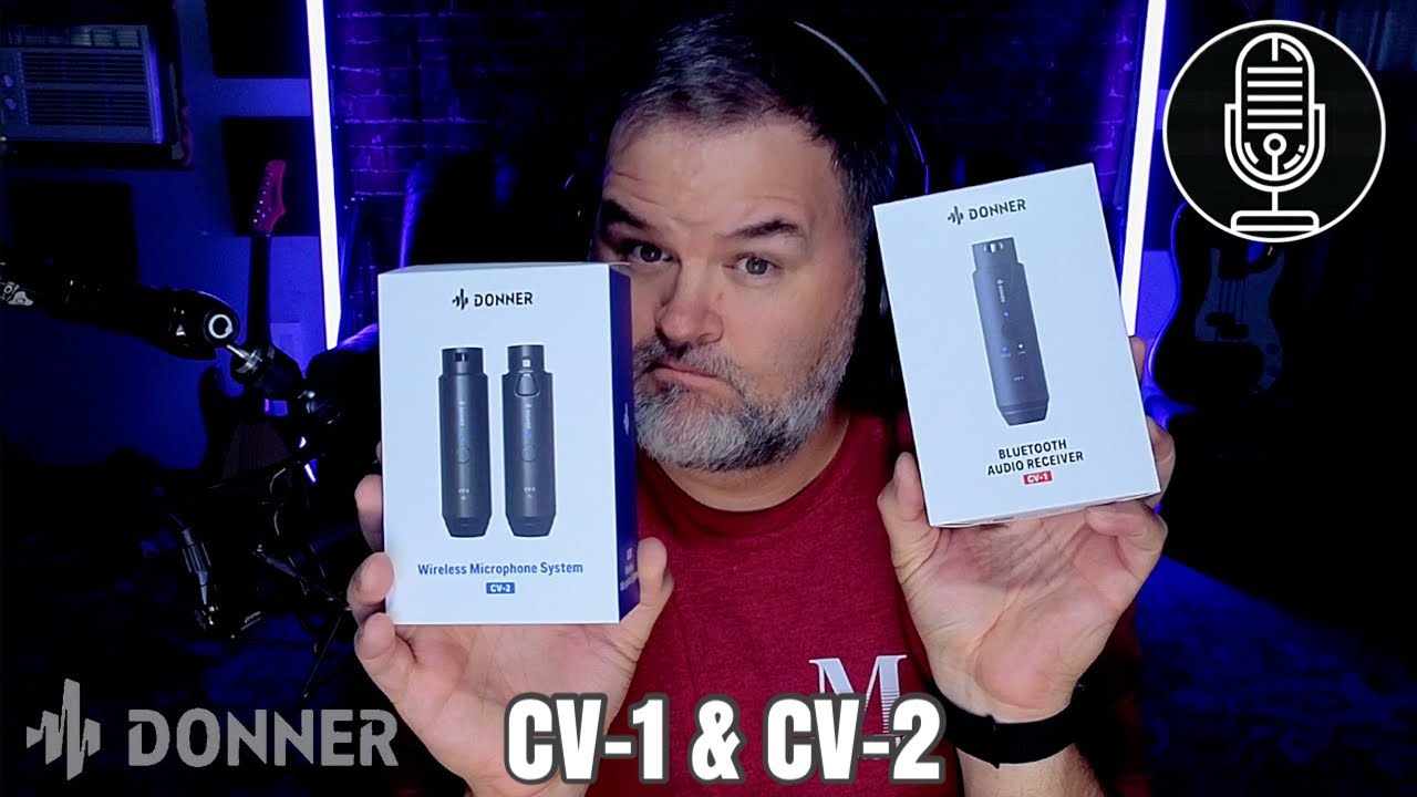 The Donner CV-1 Bluetooth Receiver & The CV-2 Dynamic Wireless XLR Adapter Set Review