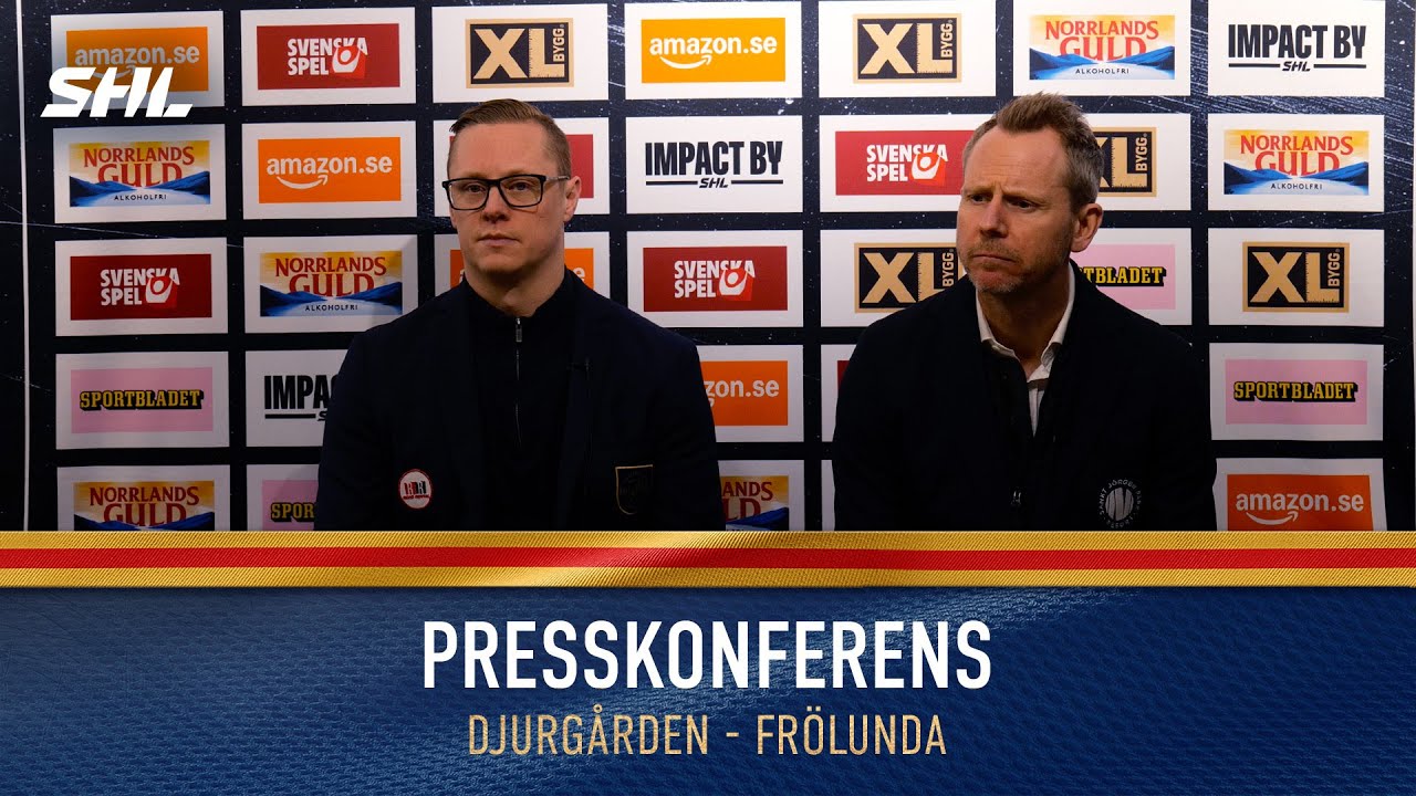PRESSKONFERENS 🎙️ | DIF-Frölunda 1-6