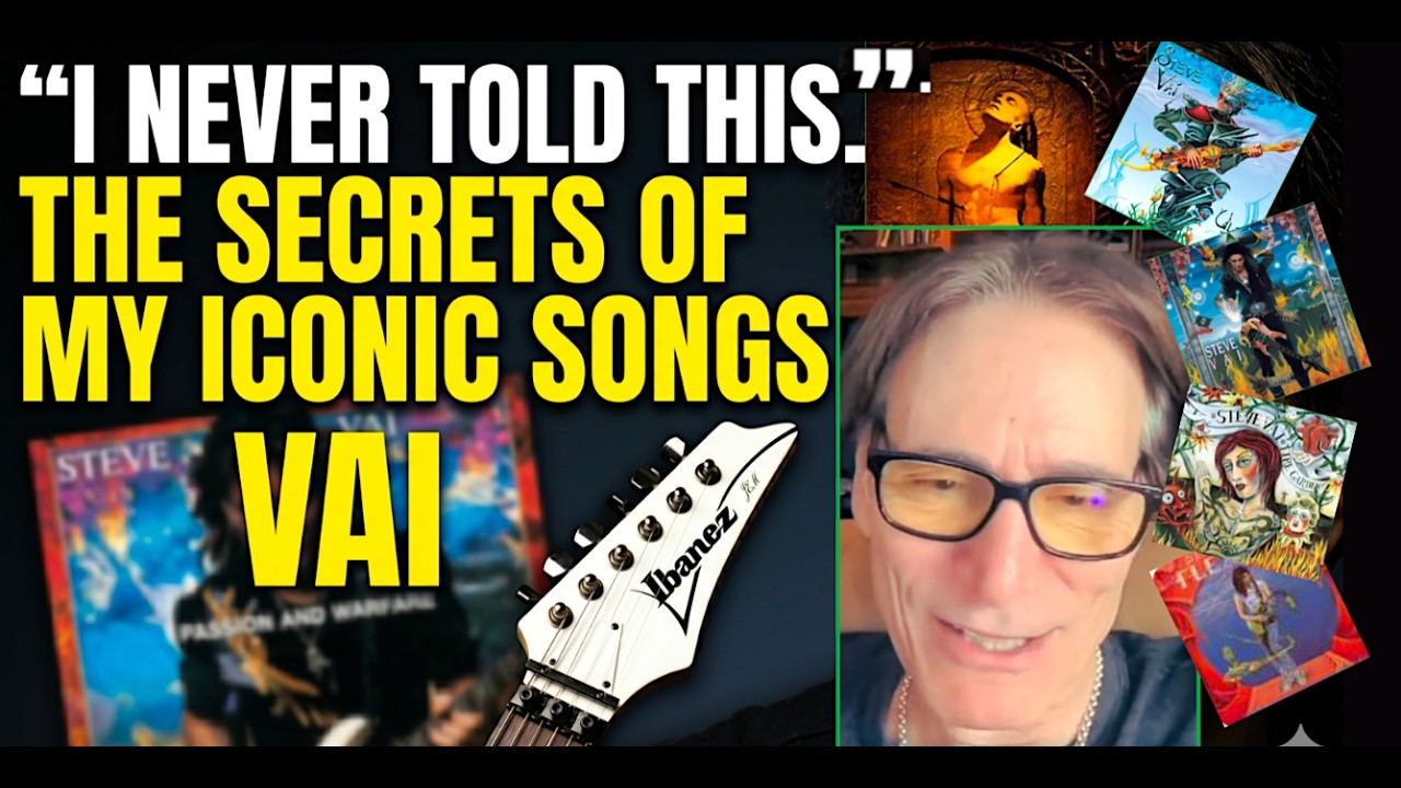 |Steve Vai | Stories Behind His Songs| New Plug-In| Why He Doesn't Play Jazz! | 2025 Interview |