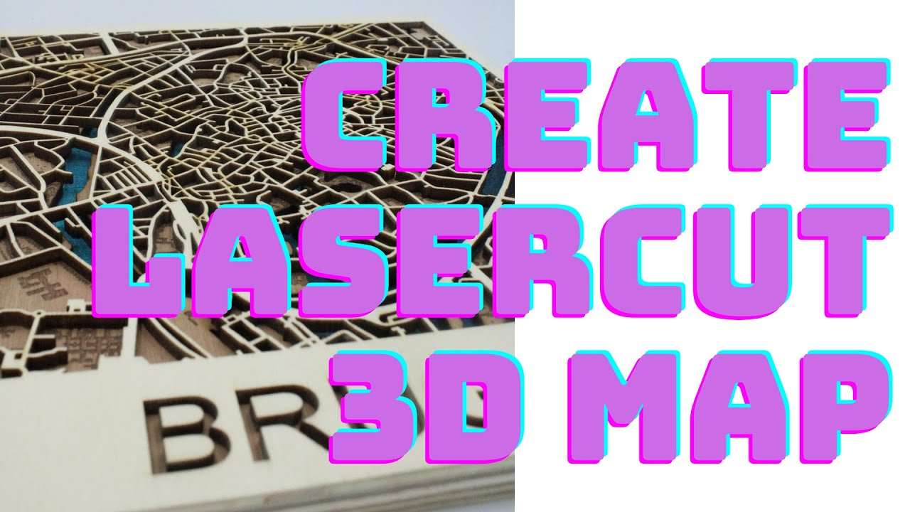 How to make a 3D laser cut map of every city in the world