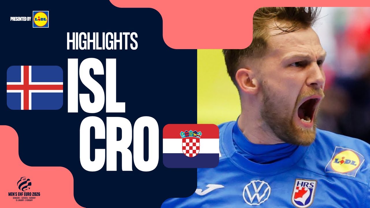 Iceland vs Croatia | Bronze medal | Highlights | Men's EHF EURO 2026