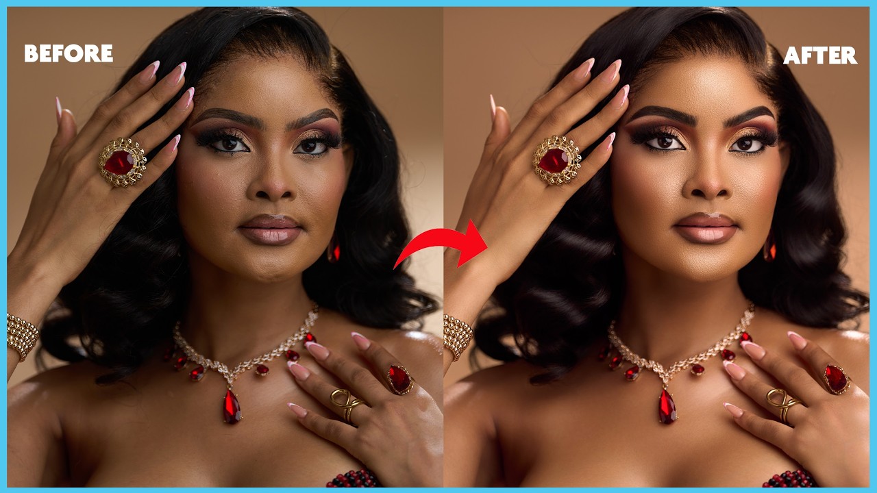 Color grading tutorial: How To Color Grade Light and Dark Skin photos