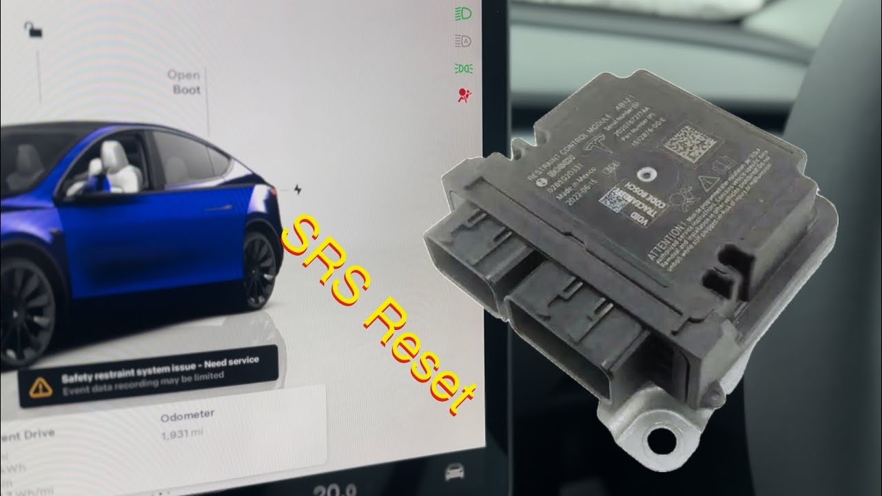 Tesla SRS light repair / SRS / RCM replacement