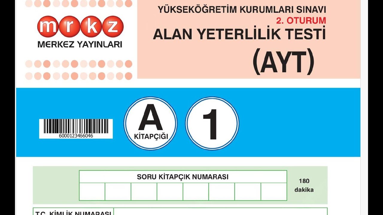 Merkez Yayınları Ayt-1 Denemesi Geometri Çözümü