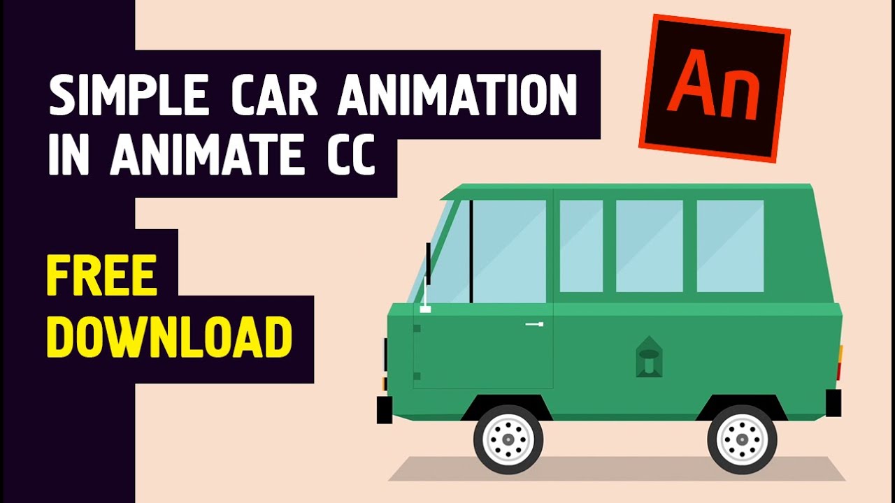 Car Animation in Adobe  Animate CC (Download Project for FREE)