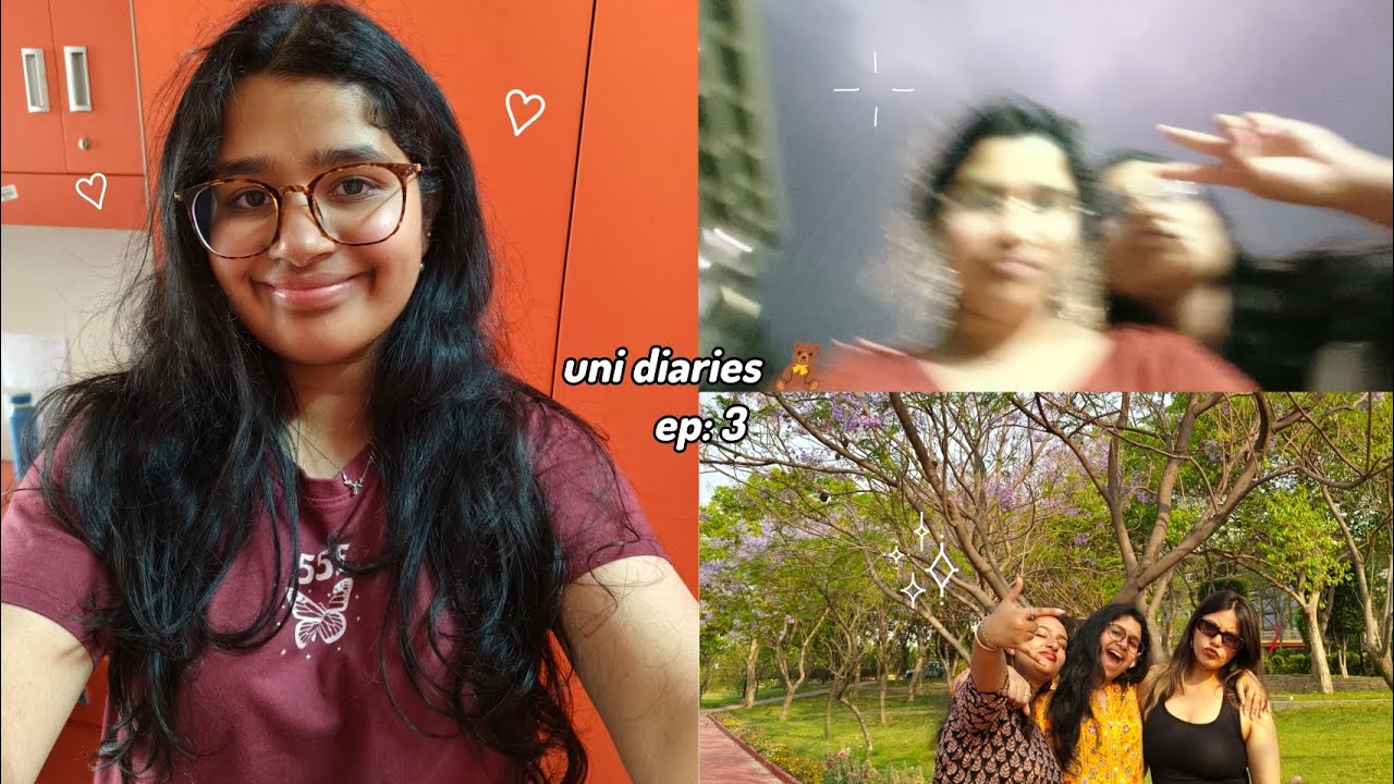 Uni diaries 🧸 Sem 2 : Ep 3- rainy days 🌧️, new sports academy ✨ #college #unilife