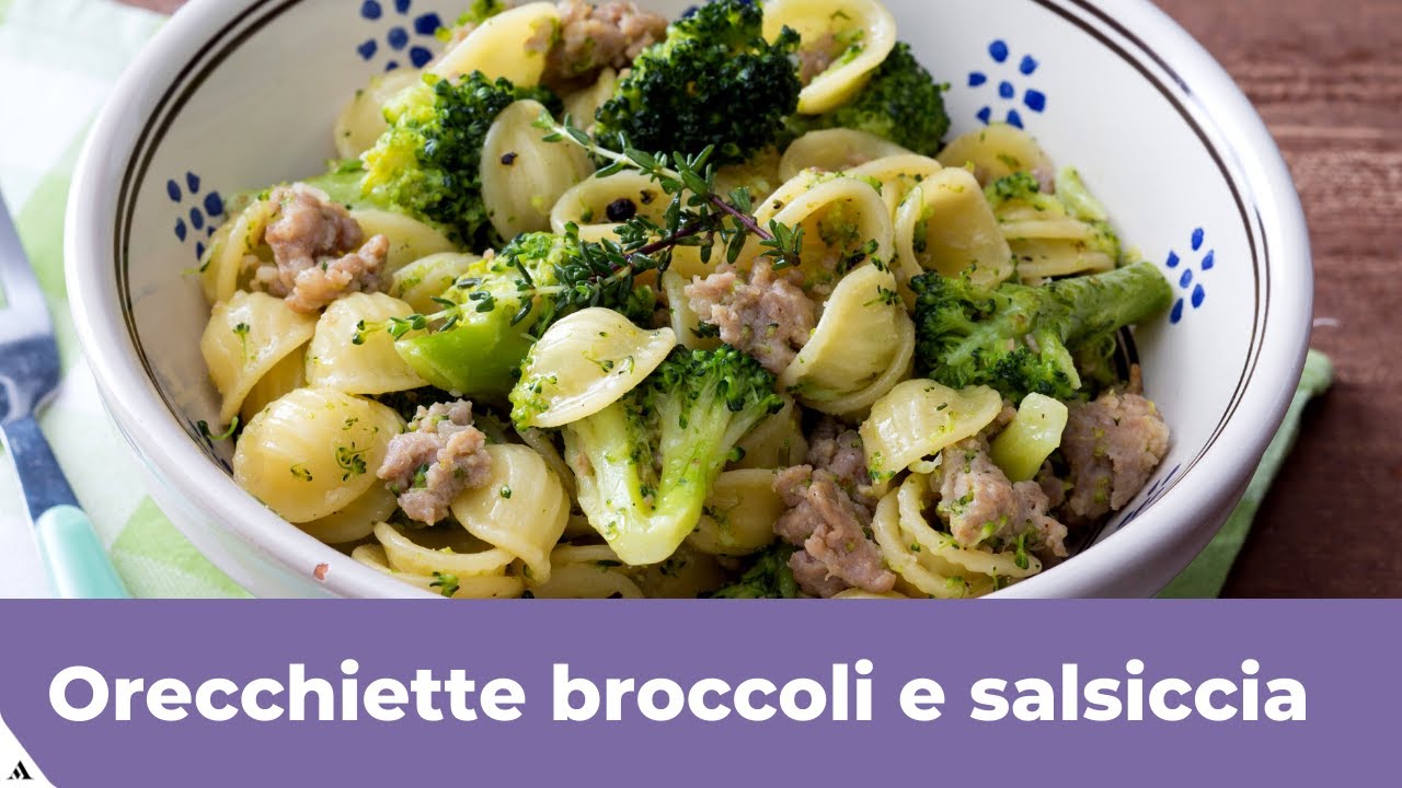 ORECCHIETTE BROCCOLI E SALSICCIA: ricetta superveloce!