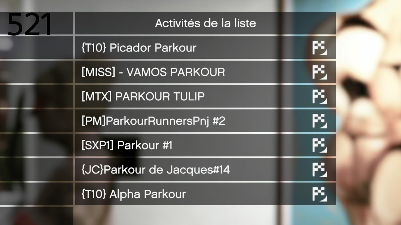 LISTE GTA ONLINE PS5