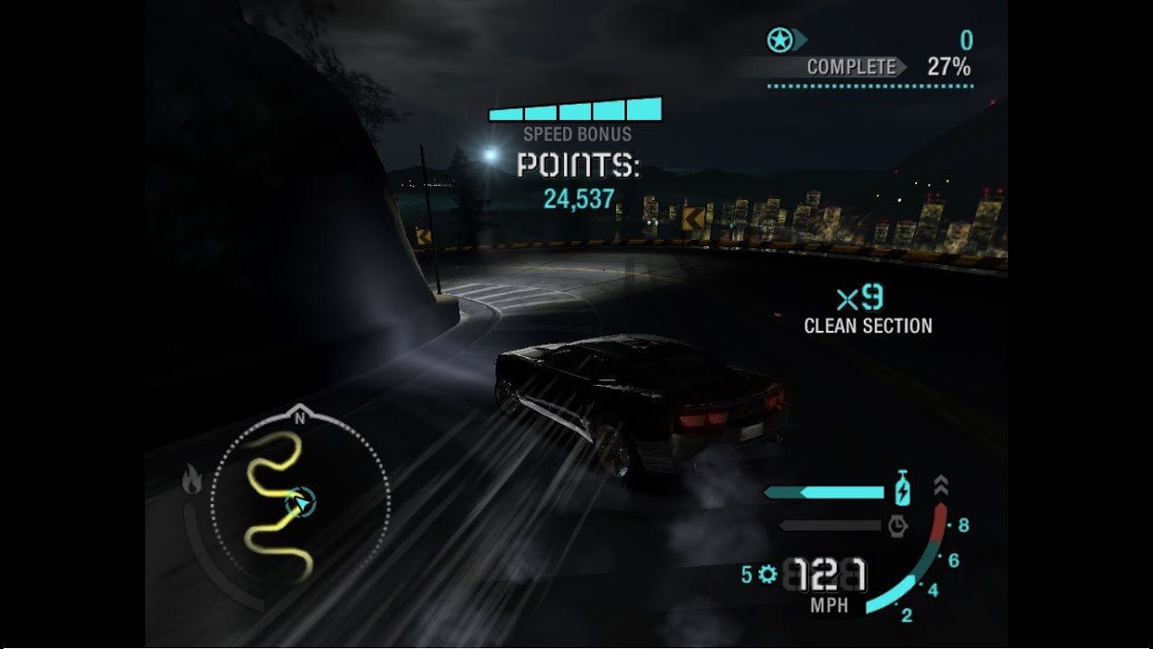 NFS Carbon DRIFT | Lookout Point | Camaro (keyboard)
