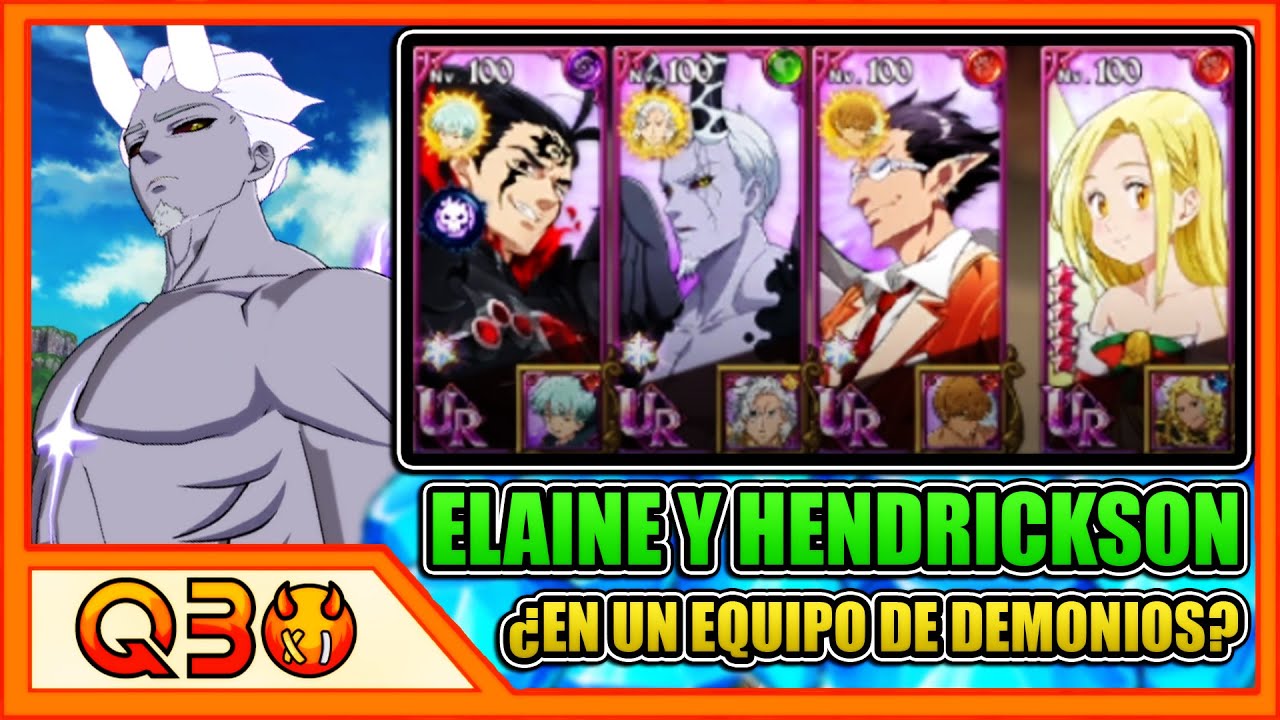 ¡¿LA ELAINE DE ALAS DORADAS ROJA DE 4ta?! ¿¡EN UN EQUIPO DE DEMONIOS?! ¿¡QUÉ?! | 7DS: Grand Cross