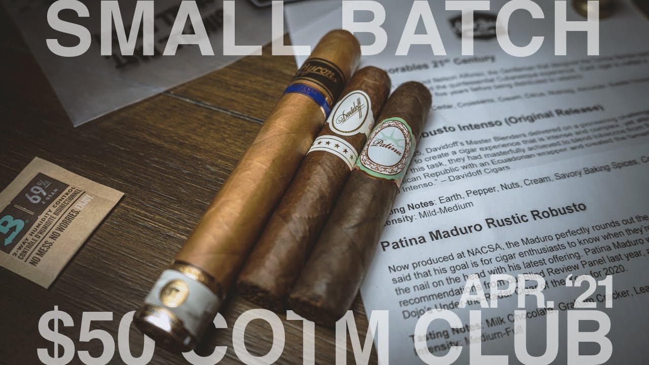 Small Batch $50 Cigar of the Month Club April '21 // Unboxing
